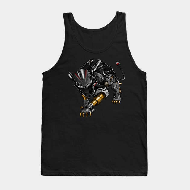 Honda CBR 1000RR Pantha Black Tank Top by MOTORIND